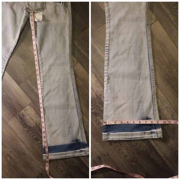 Rare JouJou Bleached Flare Jeans. - Picture 6 of 8